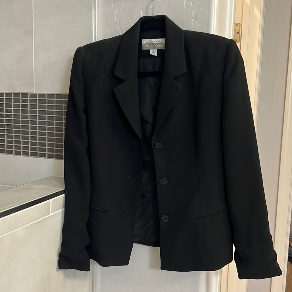 Black Blazer Button Down - image 1